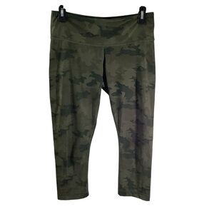 Lululemon Green Camo Capri